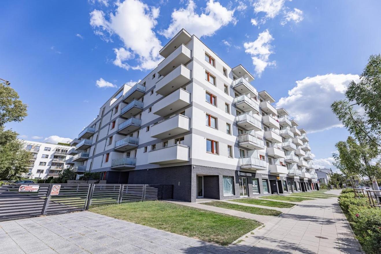 Fajny Apartament Z Parkingiem, Obok Metra. Warschau Exterior foto