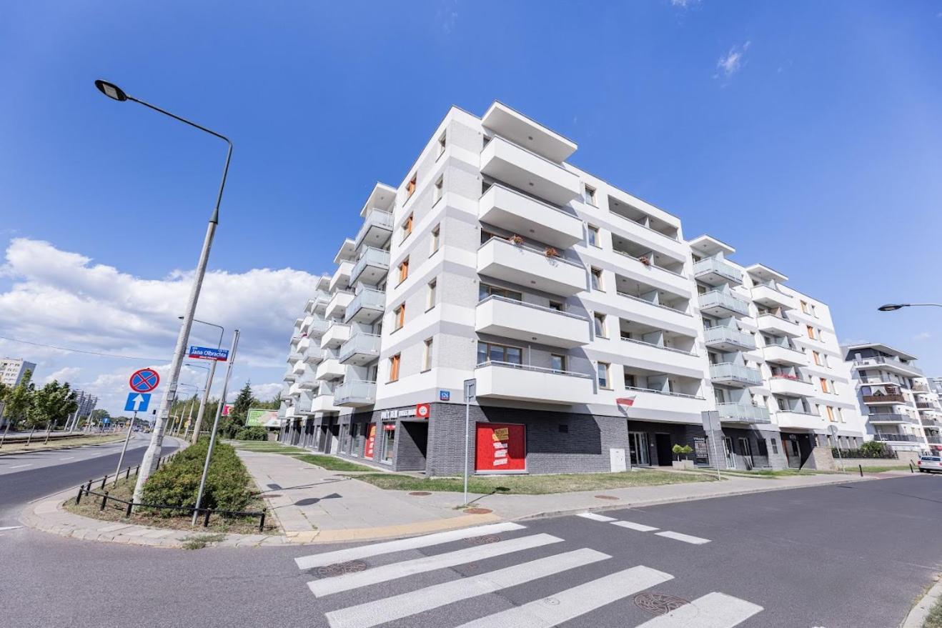 Fajny Apartament Z Parkingiem, Obok Metra. Warschau Exterior foto